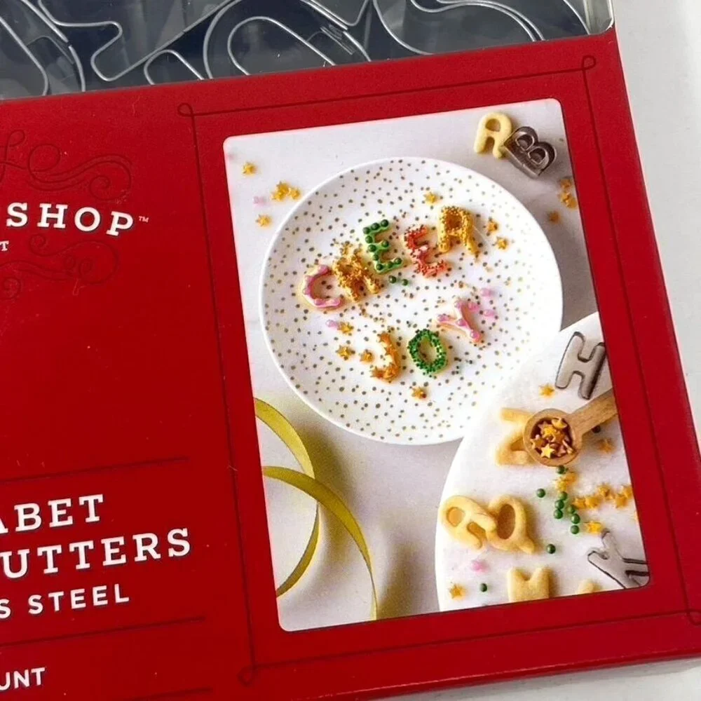 Target 26pc Christmas Alphabet Cookie Cutter Set Silver - Wondershop™